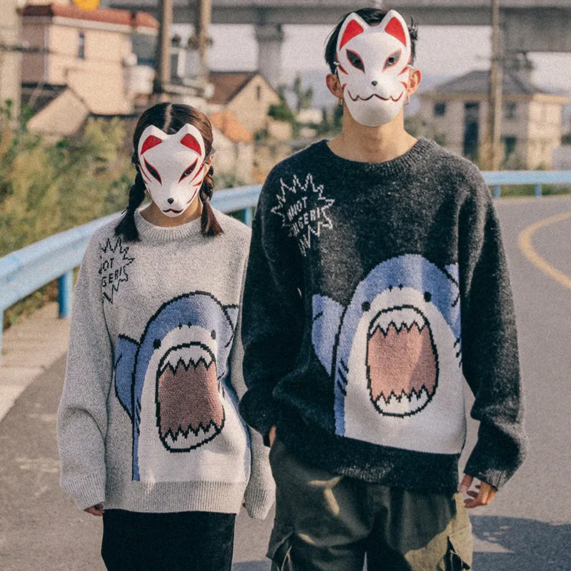 "SHARK COUPLE" SWEATER N022110