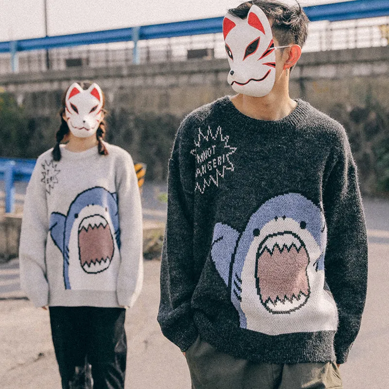 "SHARK COUPLE" SWEATER N022110