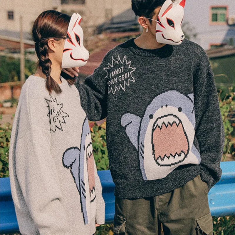 "SHARK COUPLE" SWEATER N022110