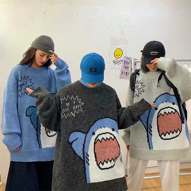"SHARK COUPLE" SWEATER N022110