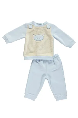 "Stevie" Fluffy Teddy Bear Top & Trousers