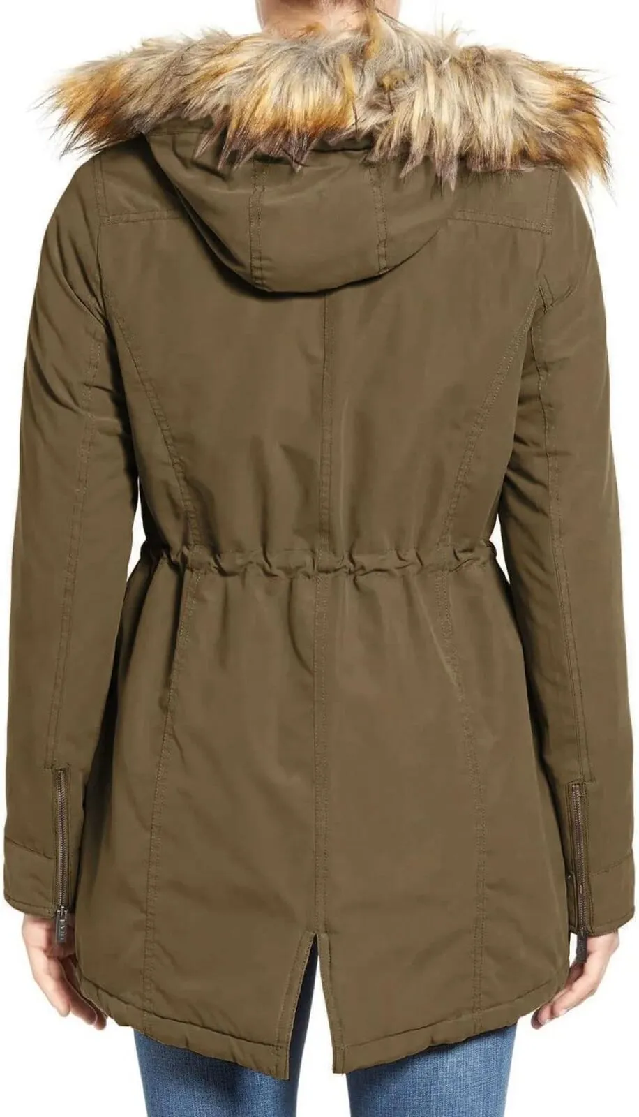 RACHEL BY Rachel Roy Women's Double Closure Parka Jacket R13183-W5 Loden Green M