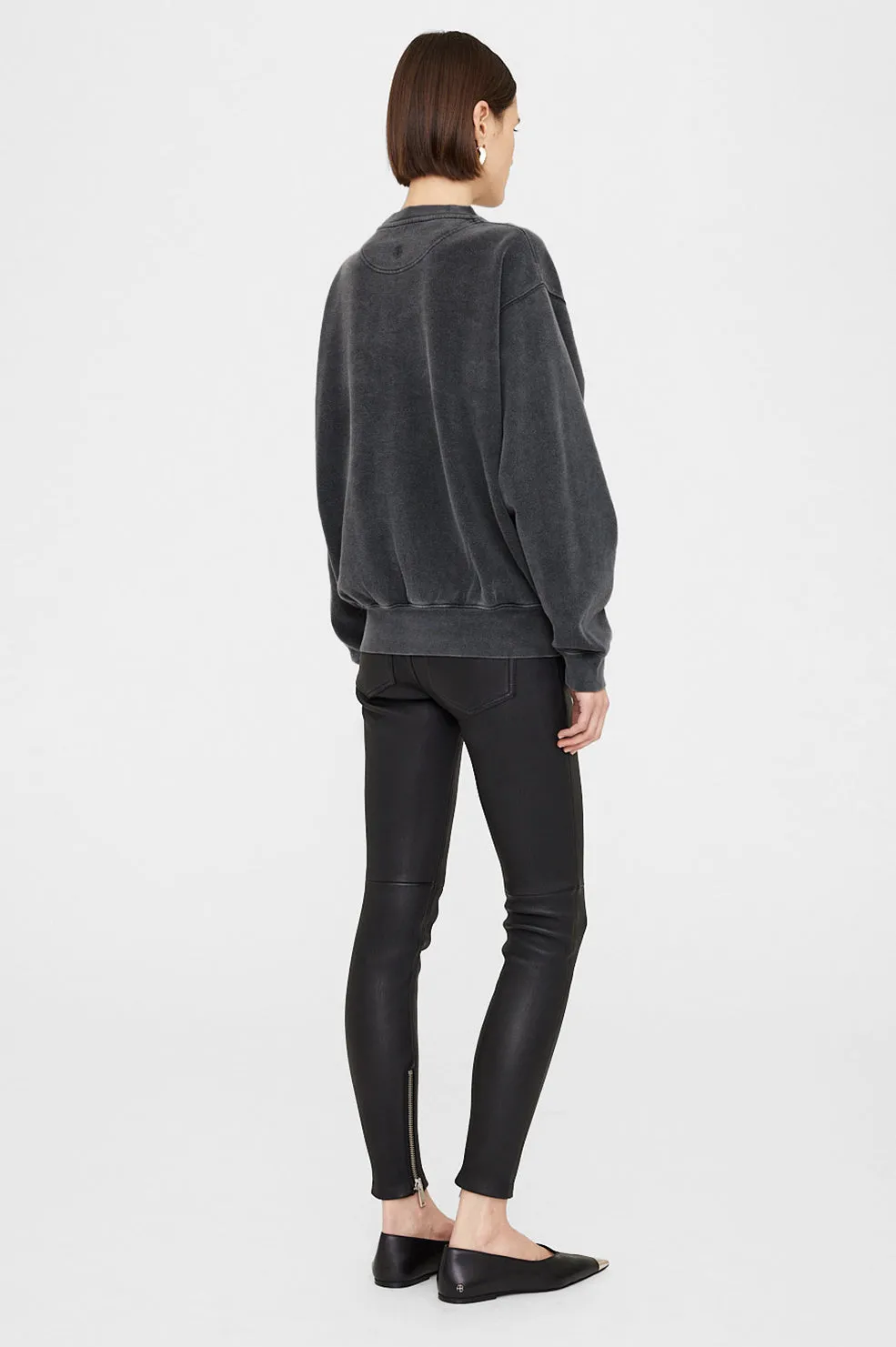 Ramona Sweatshirt University New York - Washed Black
