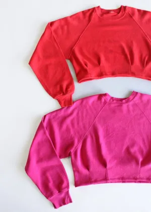 RCYCLD Cropped Dart Sweatshirt