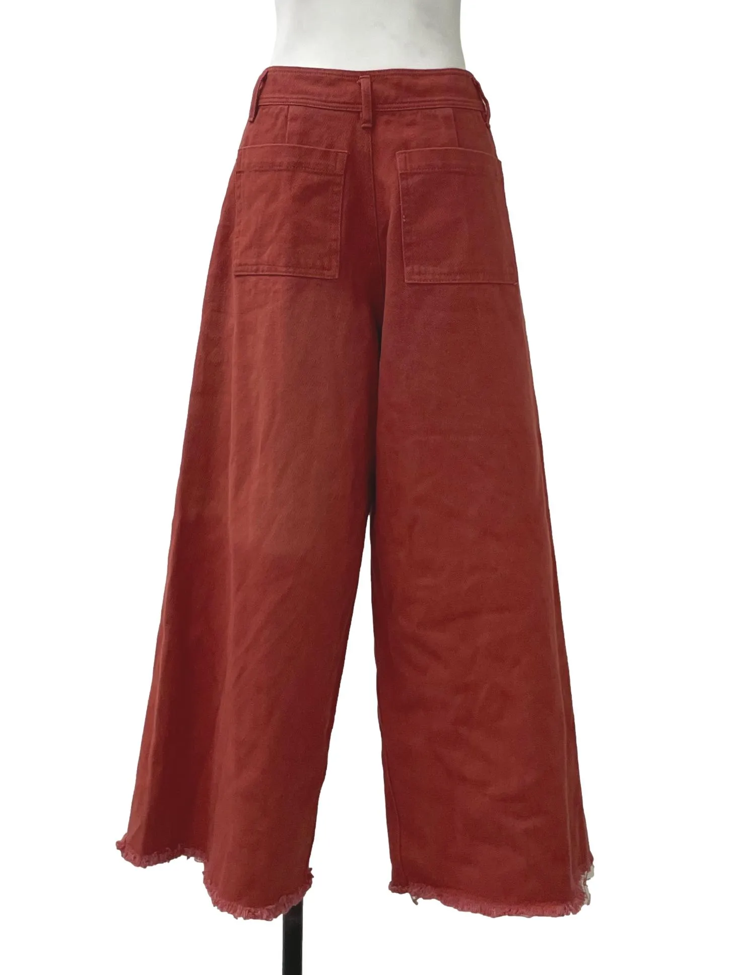 Red Wide Legged Jeans