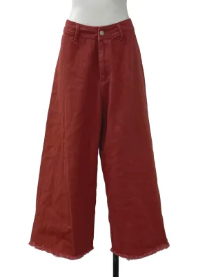 Red Wide Legged Jeans