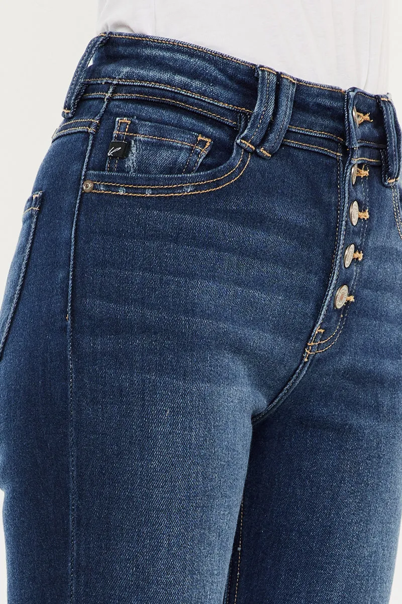 Reese High Rise Slim Straight Leg Jeans