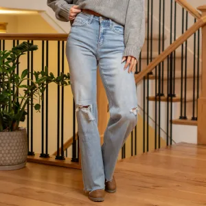 Refulgent High Rise Wide Leg