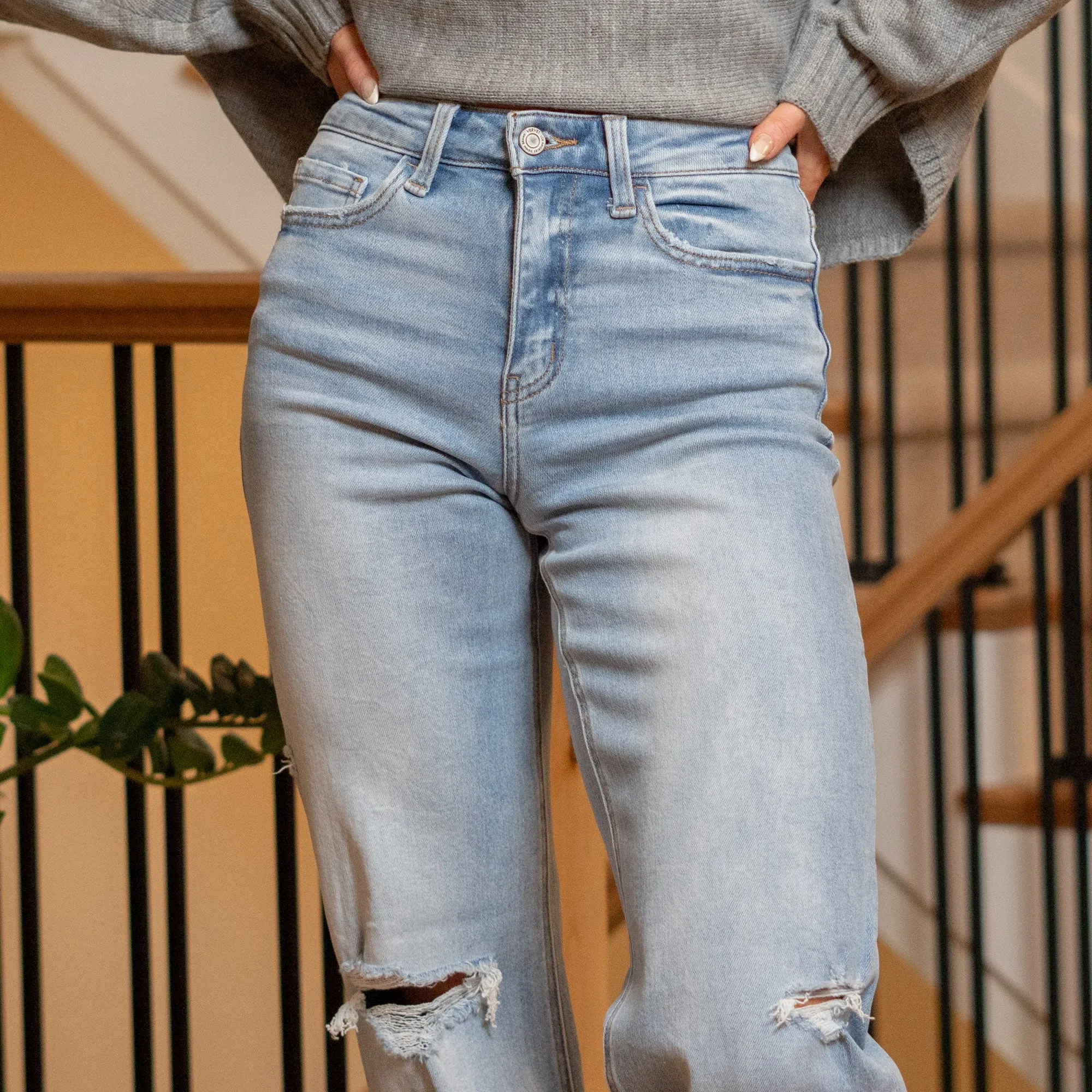 Refulgent High Rise Wide Leg