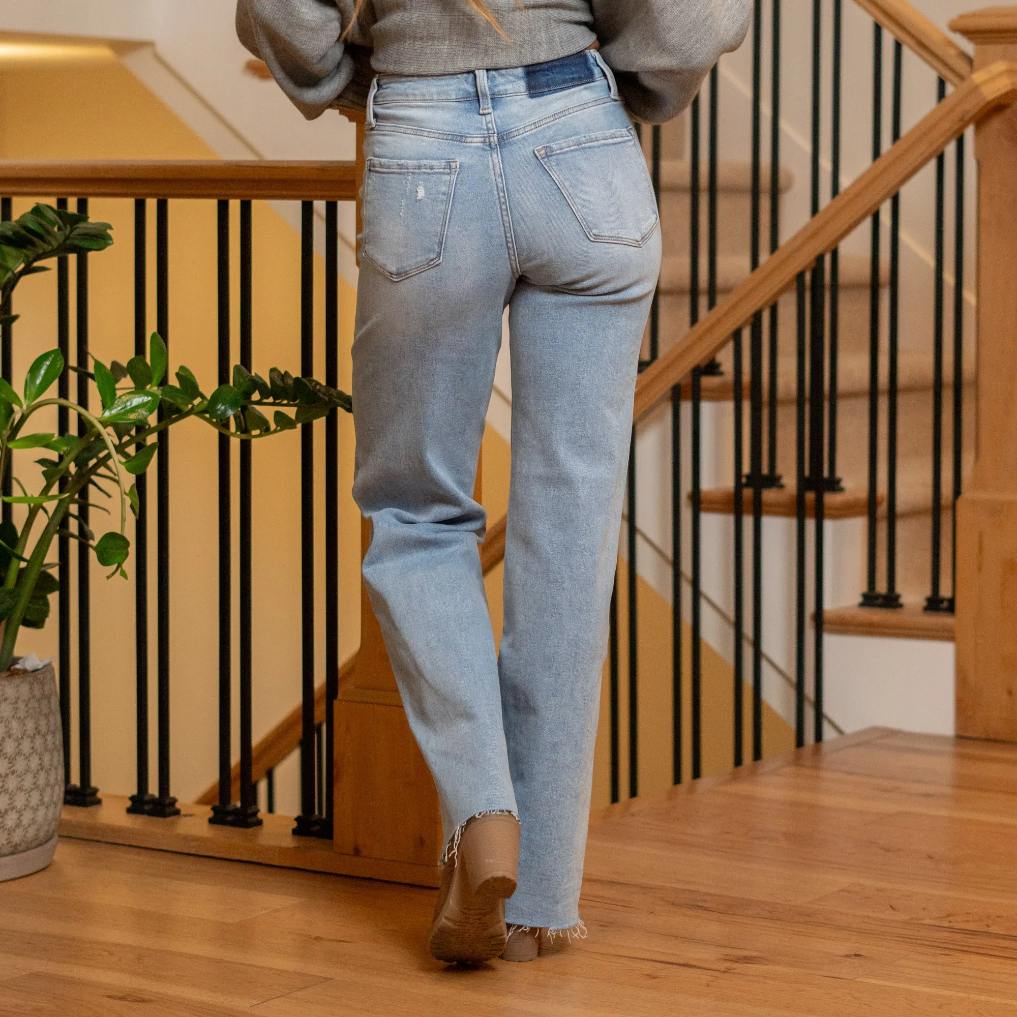 Refulgent High Rise Wide Leg