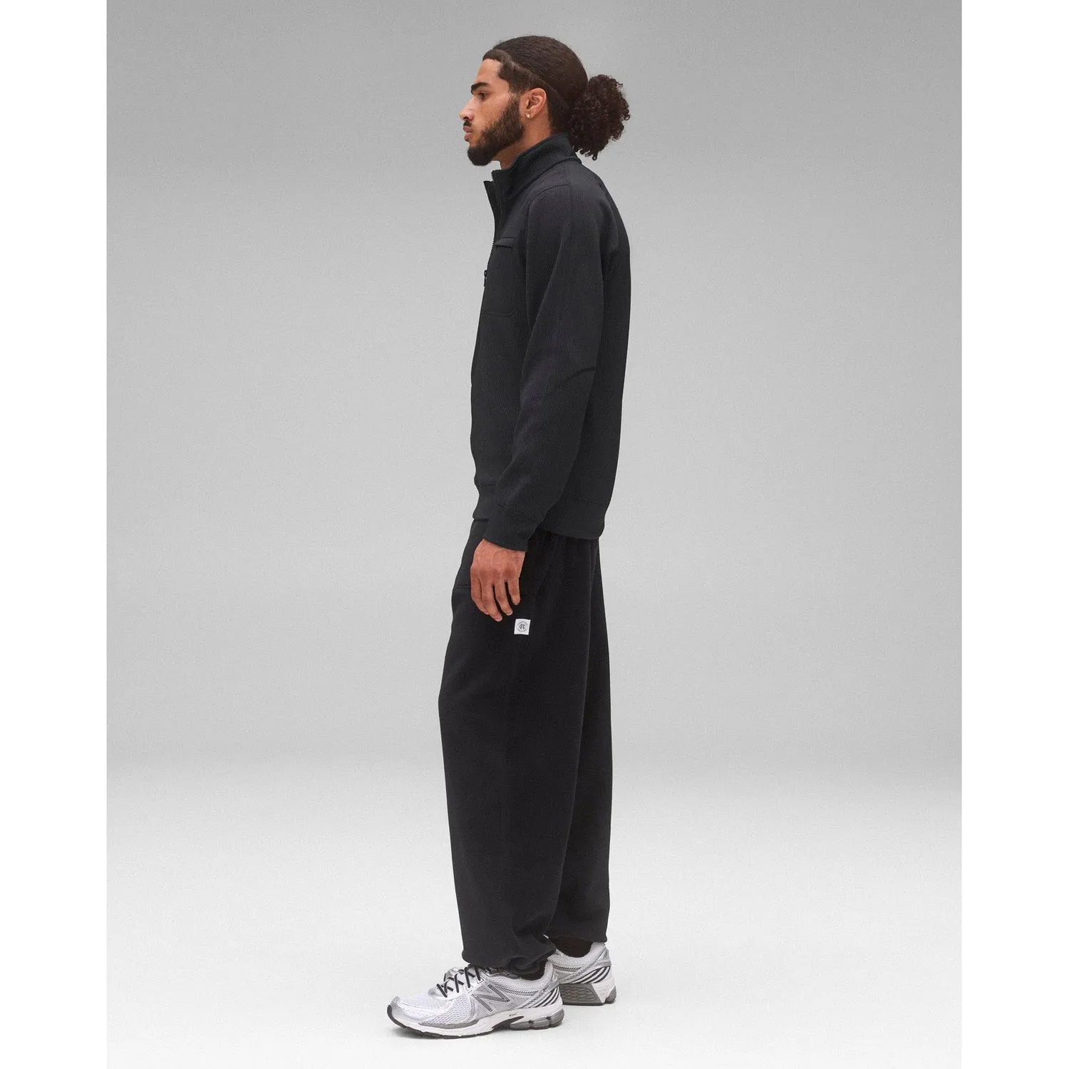 Reigning Champ Men Double Knit Rally Quarter Zip