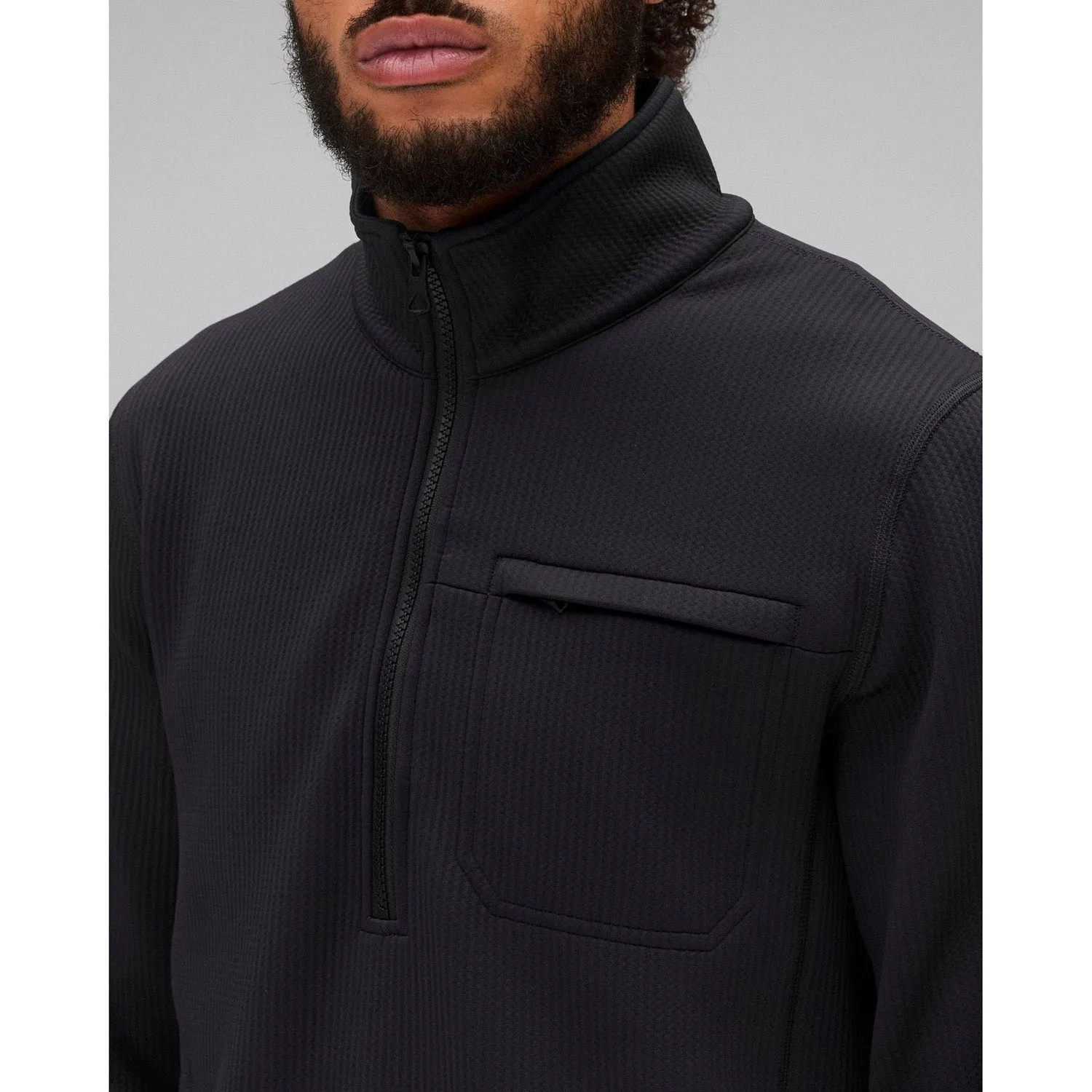 Reigning Champ Men Double Knit Rally Quarter Zip
