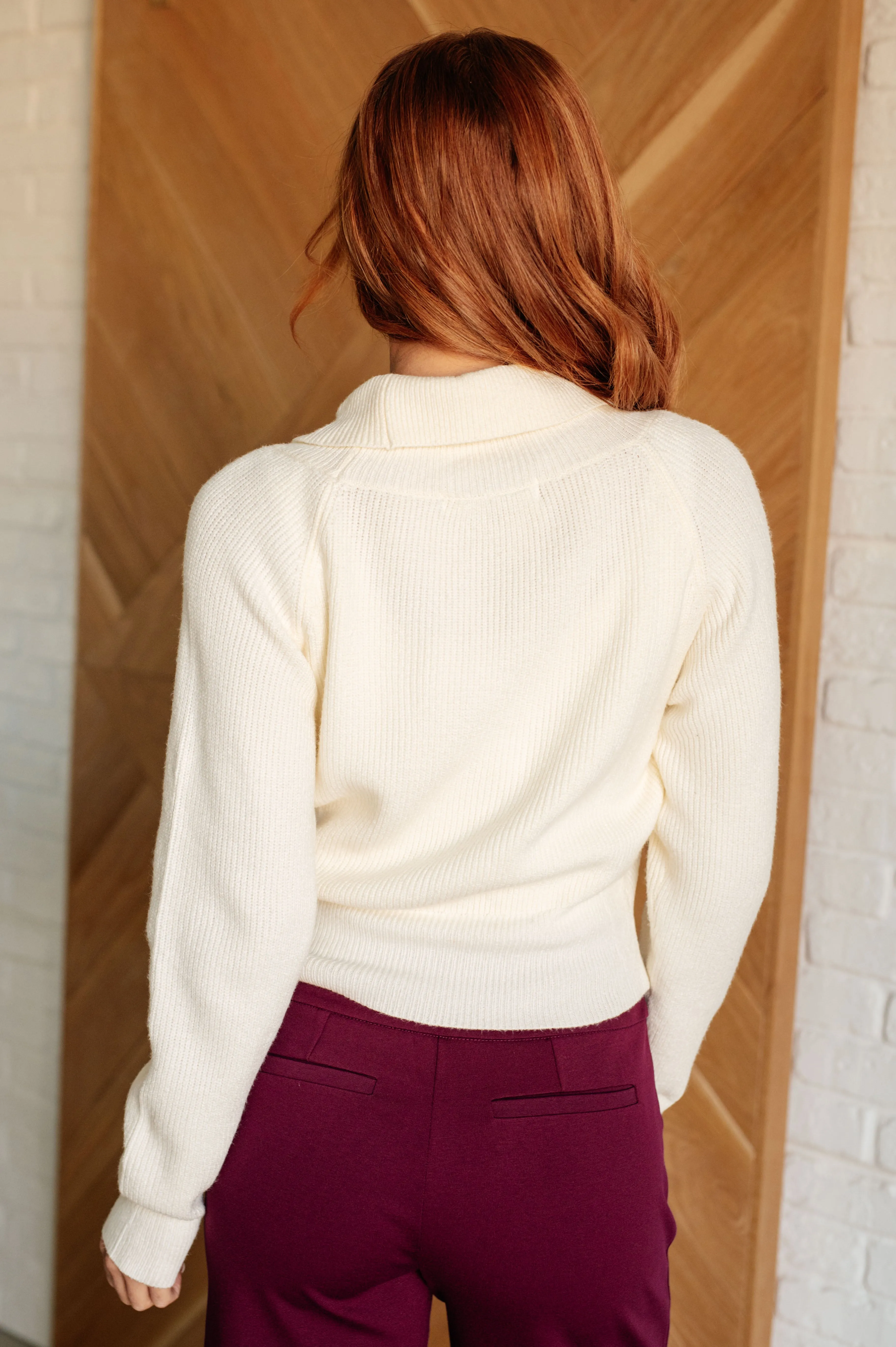Requisite Request Surplice Sweater