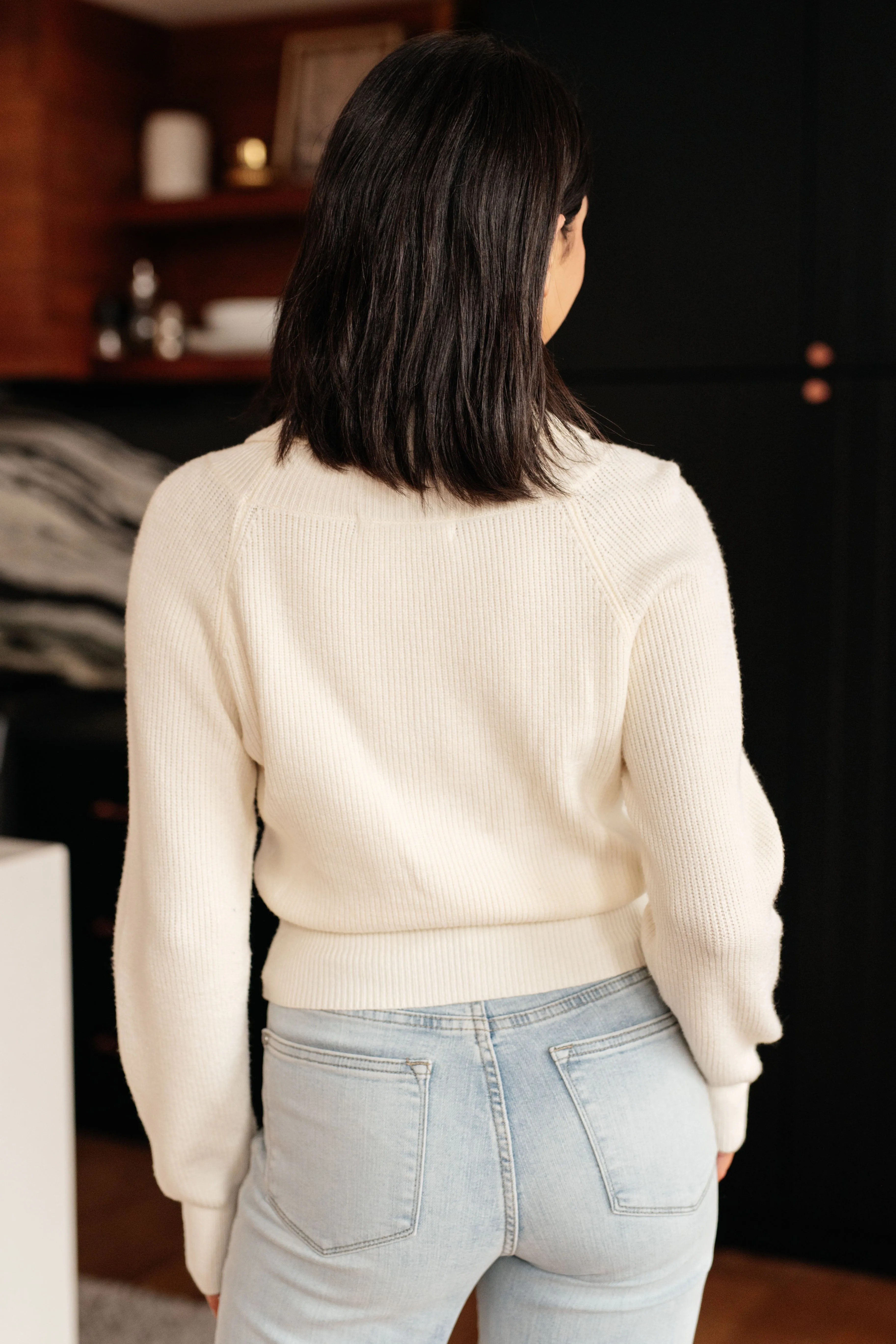 Requisite Request Surplice Sweater