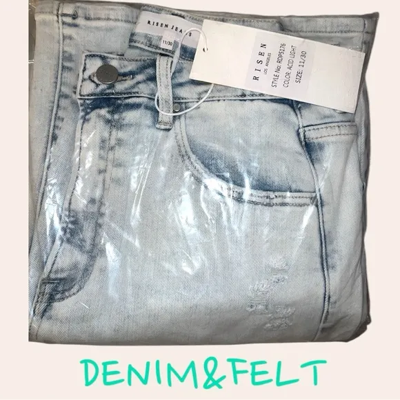 RISEN Ultra High Rise Wide Leg Acid Wash Jeans/Pants | NEW/NWT!! 💜👖💜👖
