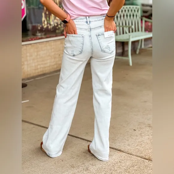 RISEN Ultra High Rise Wide Leg Acid Wash Jeans/Pants | NEW/NWT!! 💜👖💜👖