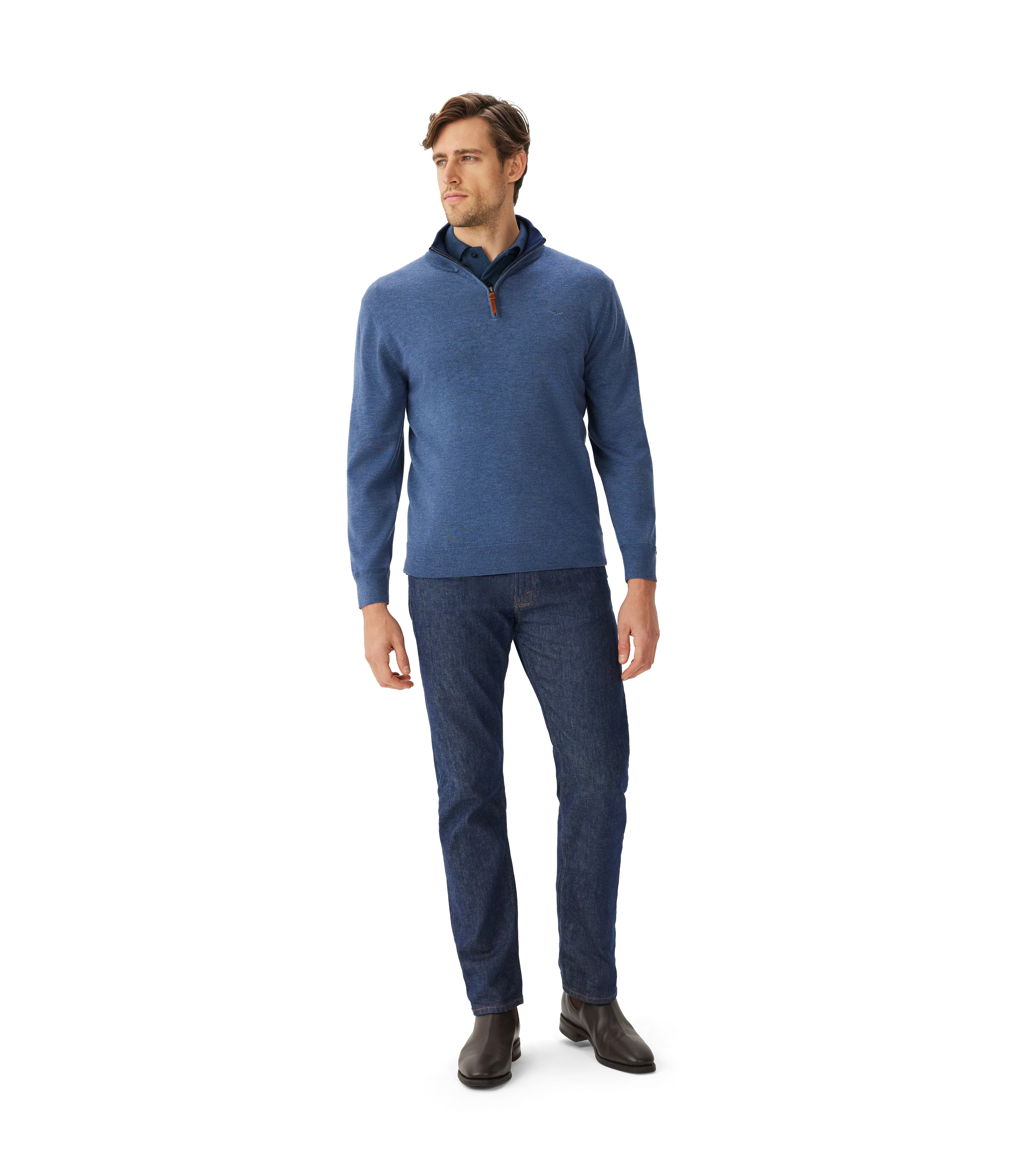 R.M. Williams Ernest Sweater - Indigo