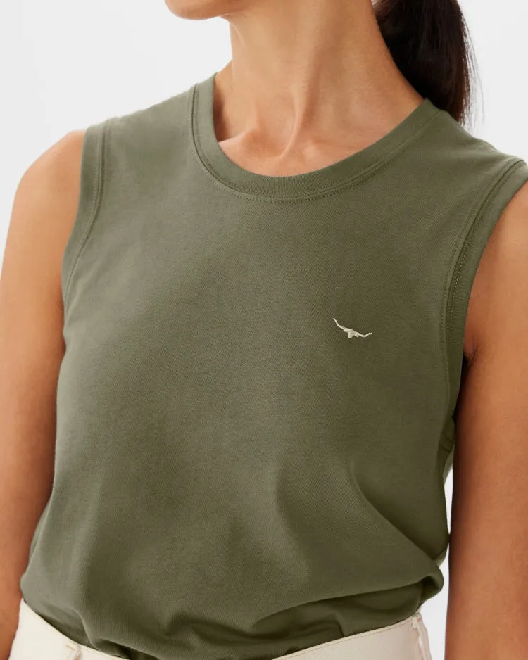 R.M. Williams Women's Piccadilly Tank - Olive