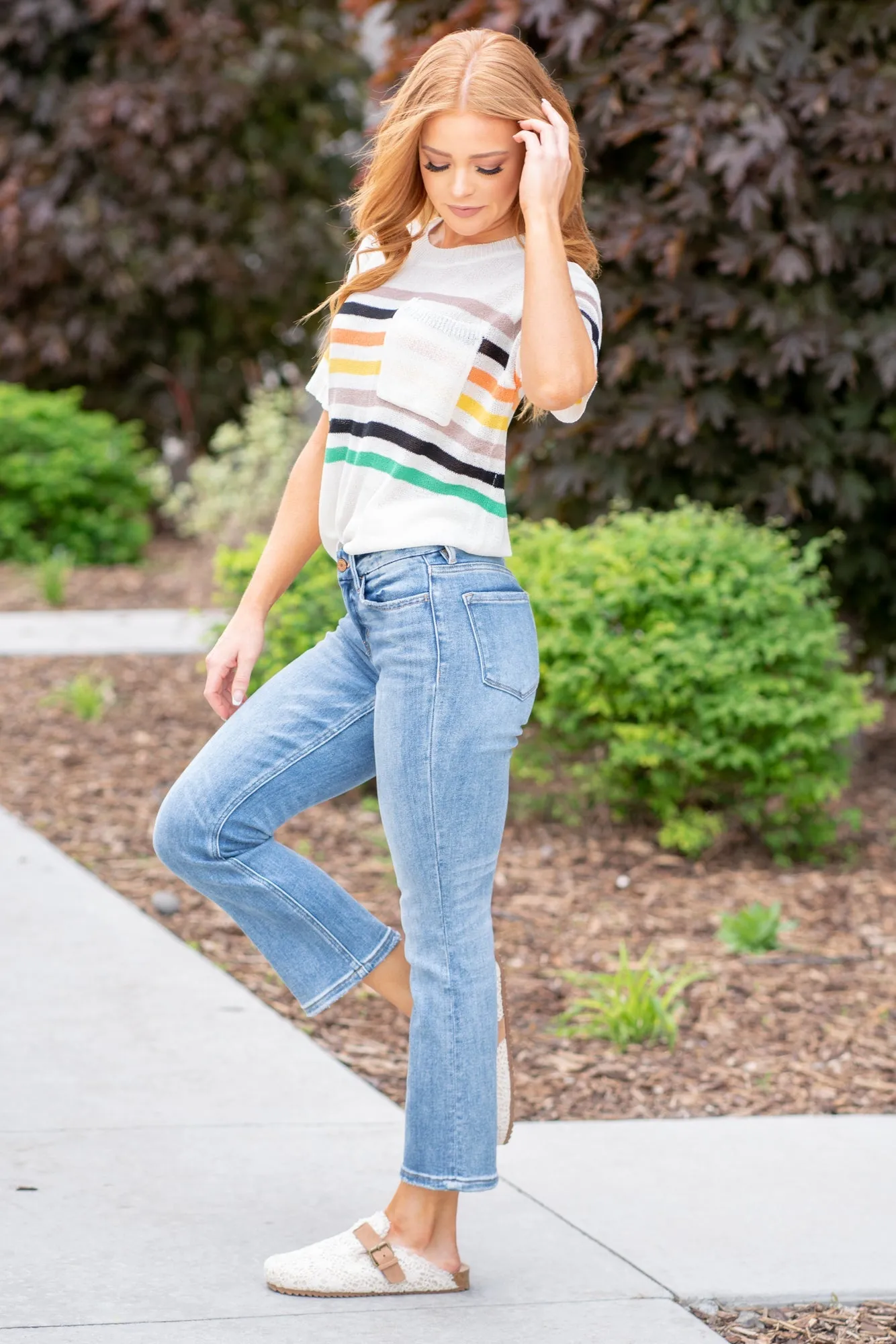 Robust Alison Mid Rise Kick Flare