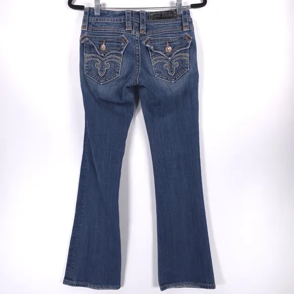 ROCK REVIVAL Deborah Boot Jeans Low Rise Size 26