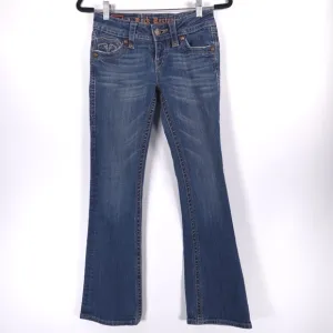 ROCK REVIVAL Deborah Boot Jeans Low Rise Size 26