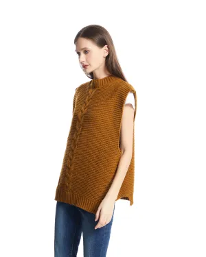 Roffe Cable knit Vest