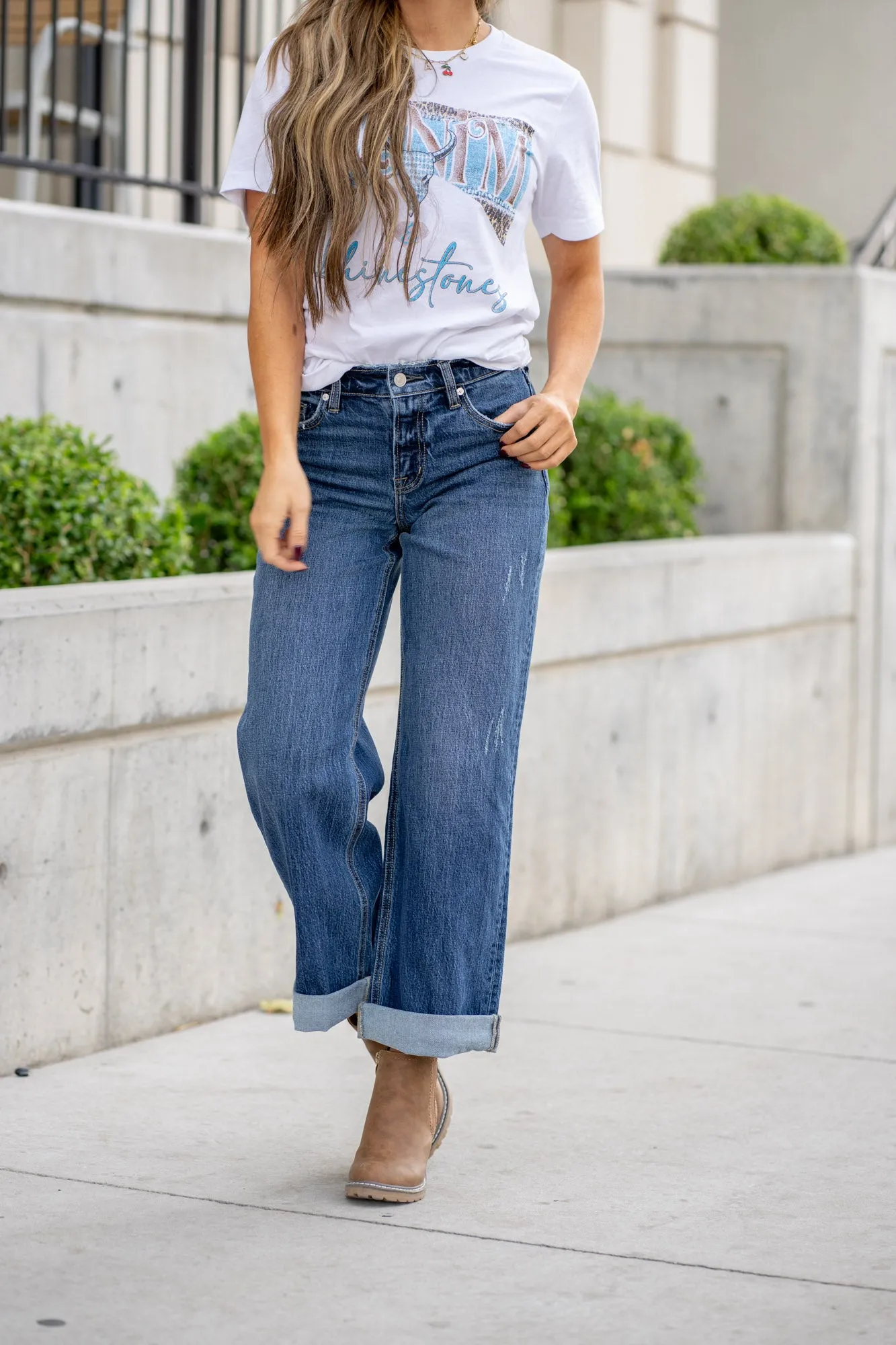 Rose High Rise Wide Leg
