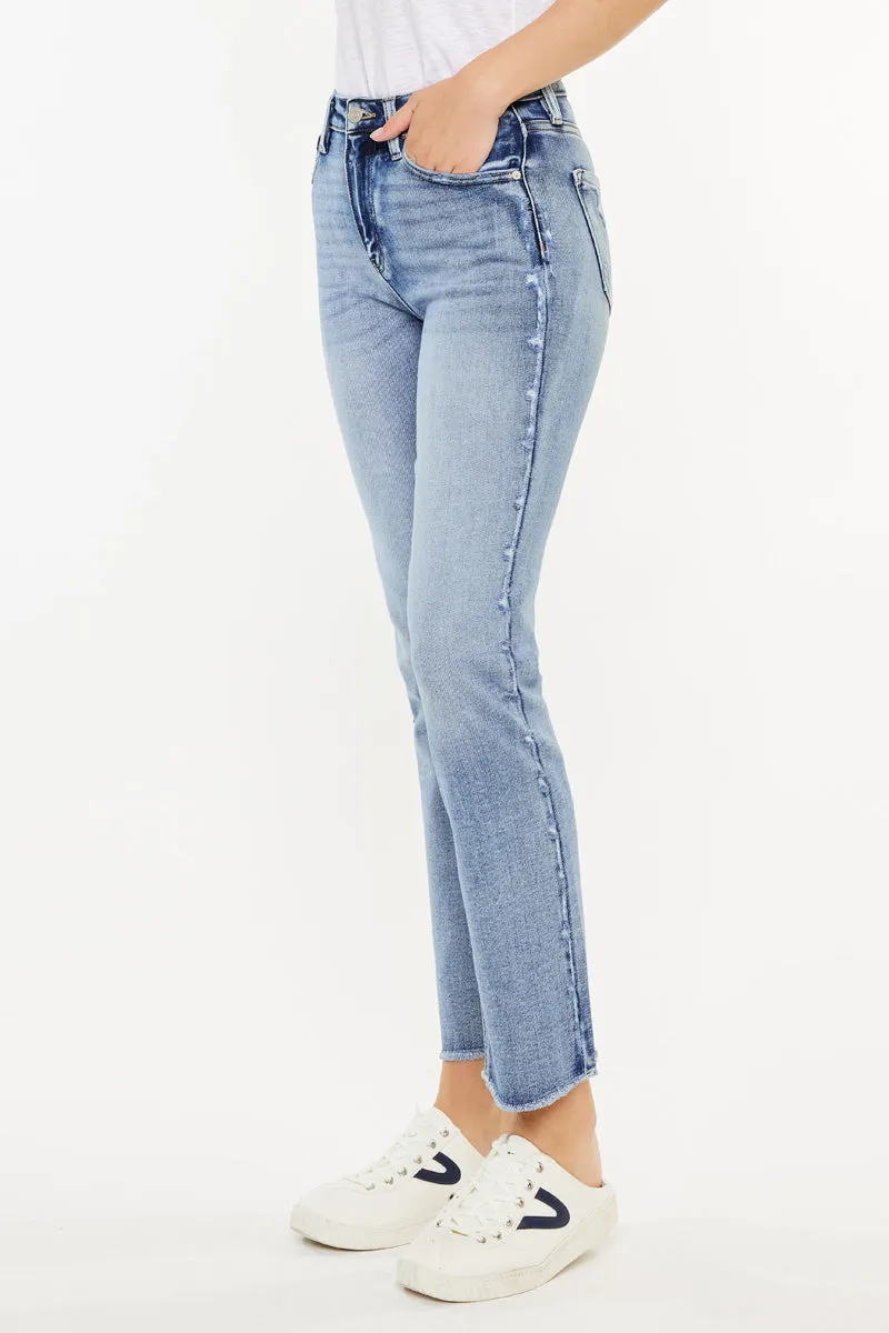 Sadie High Rise Straight Leg Jeans