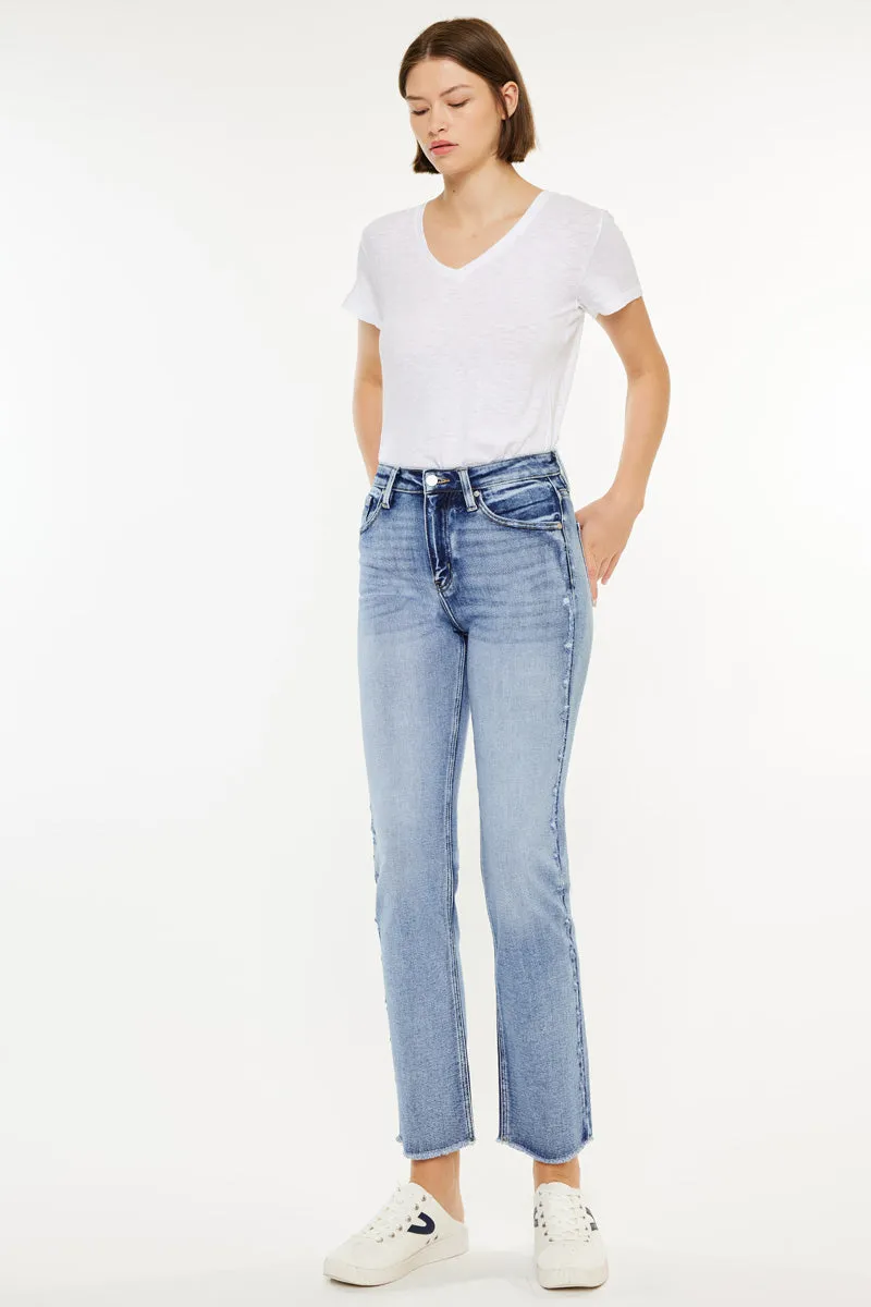 Sadie High Rise Straight Leg Jeans