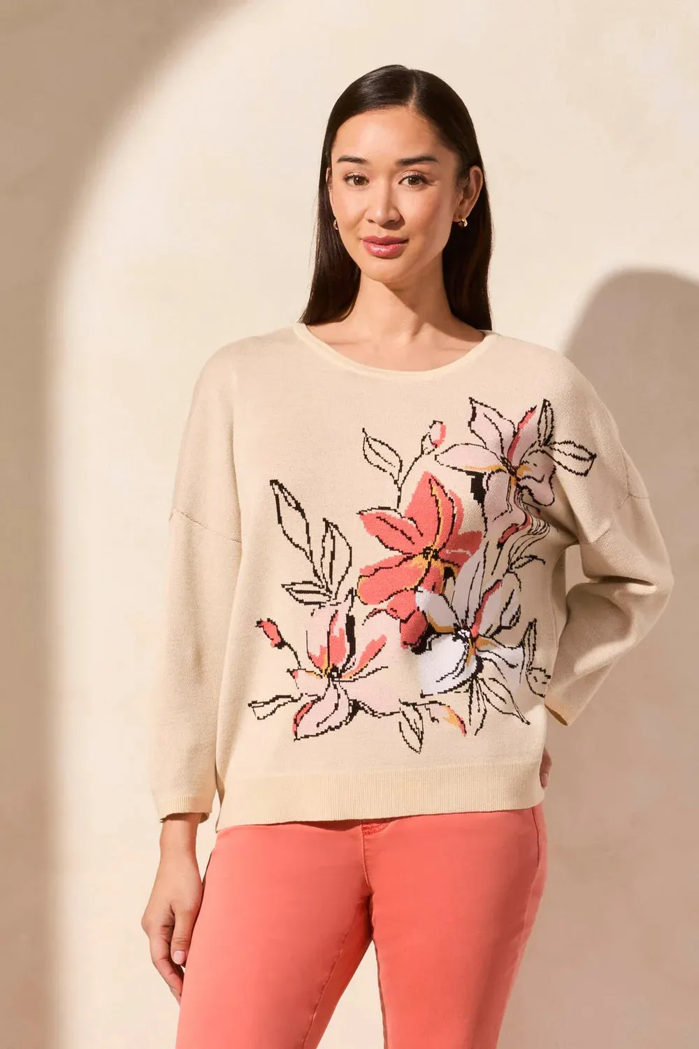 Safari 3/4 Sleeve Sweater