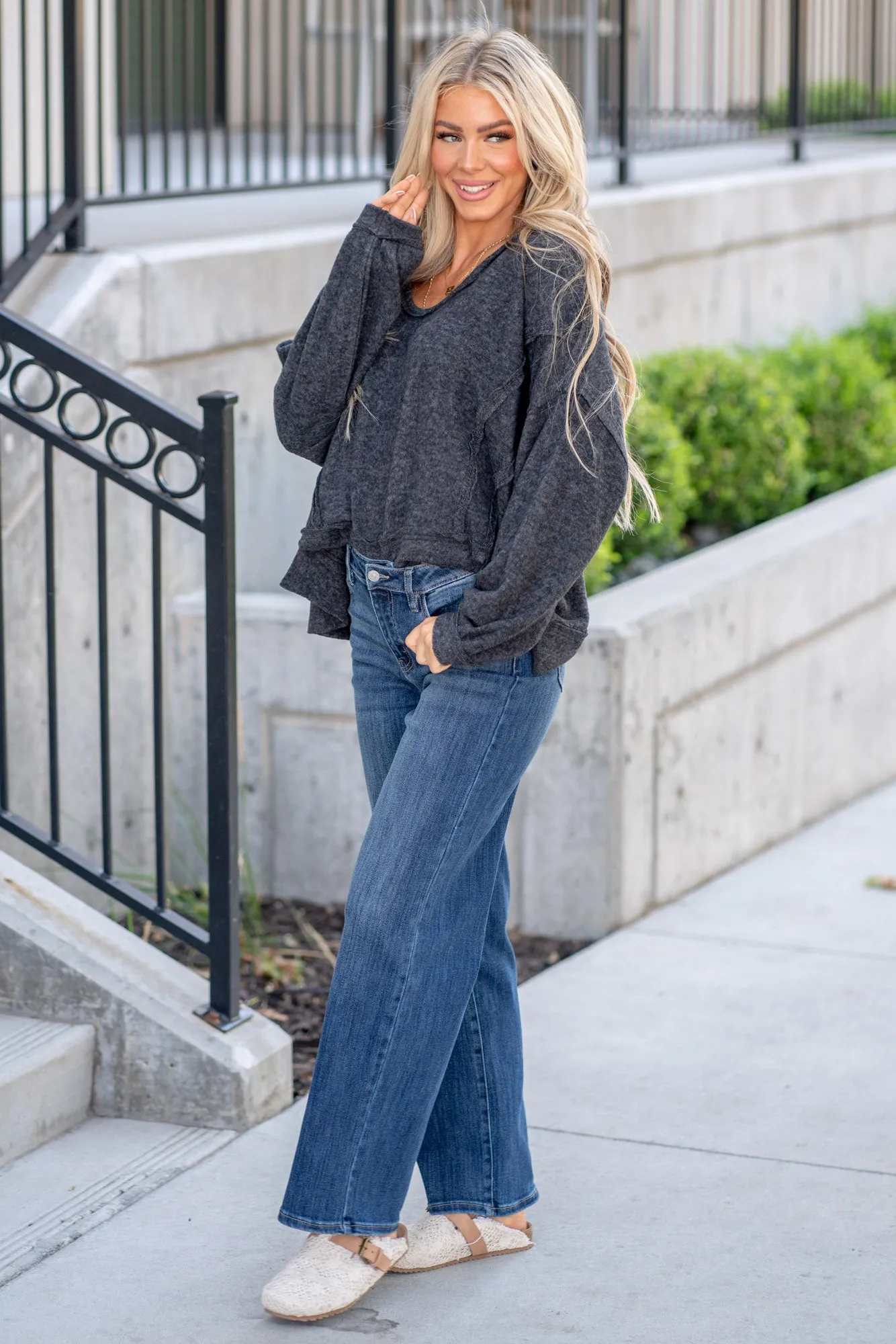 Samia High Rise Wide Leg Jeans