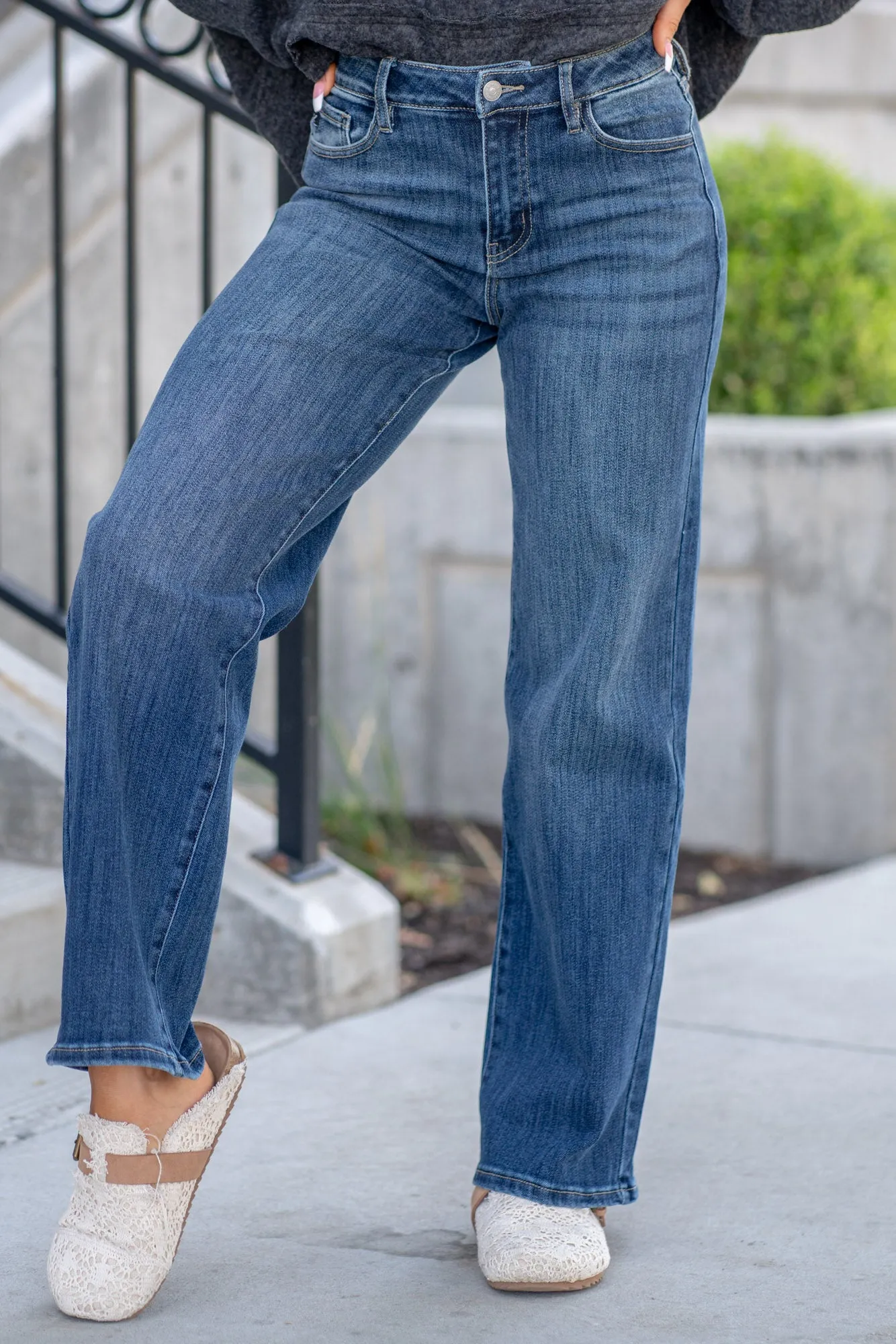 Samia High Rise Wide Leg Jeans