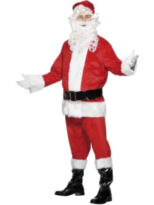 Santa Claus Deluxe Suit Adult Men's Costume