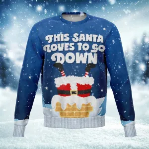 Santa Goes Down Sweatshirt