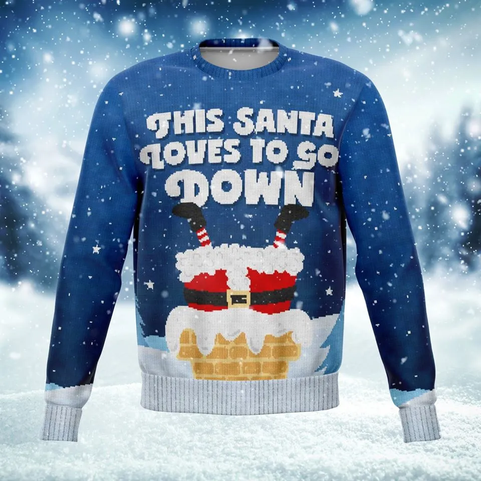 Santa Goes Down Sweatshirt