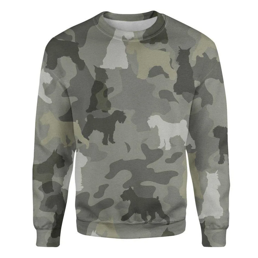 Schnauzer - Camo - Premium Sweatshirt