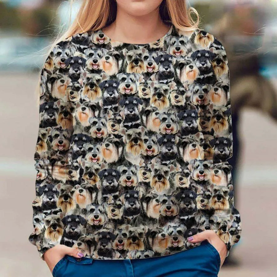 Schnauzer - Full Face - Premium Sweatshirt