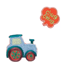 Sew On Motifs Lace Jeans Dresses Garments Appliques Patches -Chug Chug Tractor