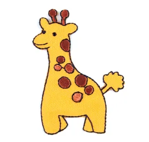 Sew On Motifs Lace Jeans Dresses Garments Appliques Patches Crafts 7 cm -Giraffe
