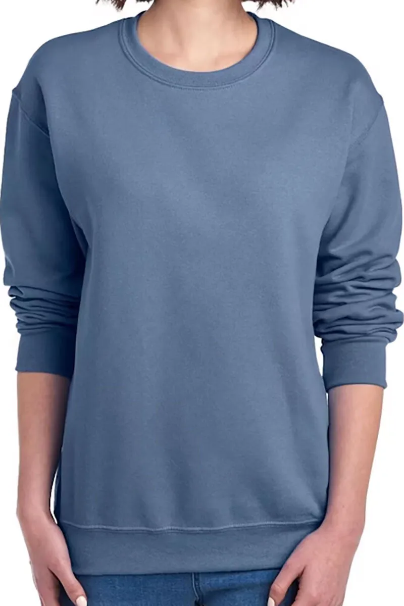 Side Bows Arched Mama Blue Chinoiserie Unisex NuBlend Crew Sweatshirt