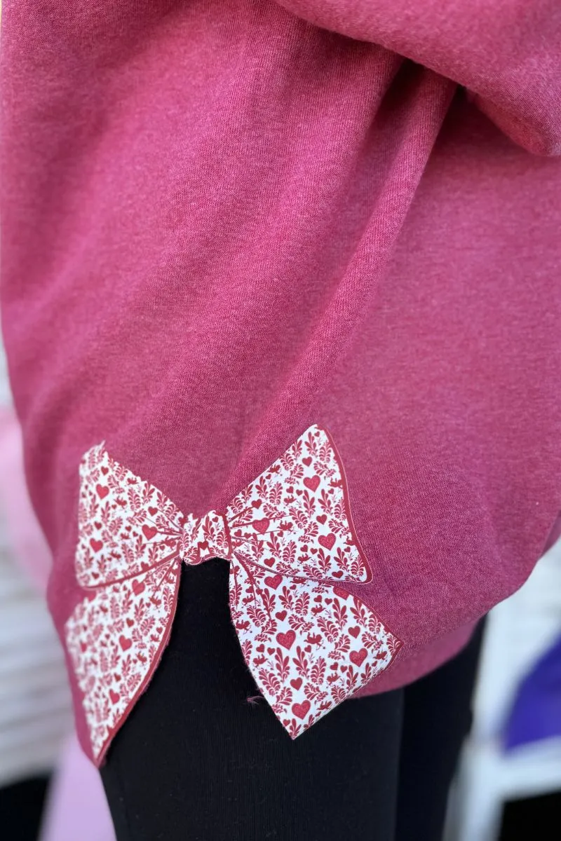 Side Bows Mama Arched Ivory Valentine Unisex NuBlend Crew Sweatshirt