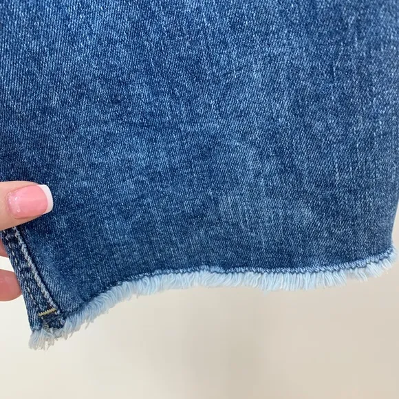 Silver Jeans Suki Mid Rise Frayed Hem Straight Leg Jeans Sz 32 X 31 Inseam