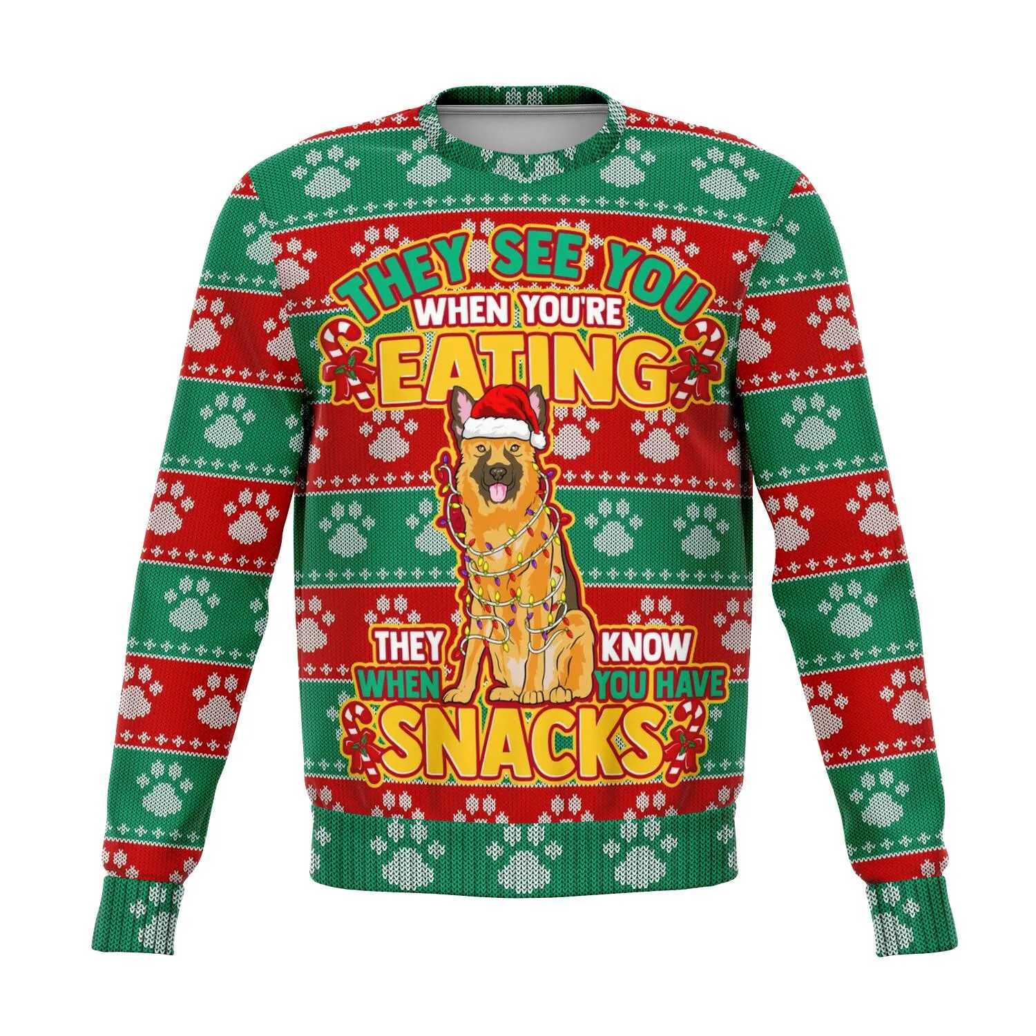 Snacks German Shephard Sweatshirt