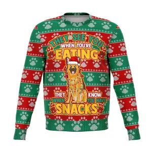 Snacks German Shephard Sweatshirt