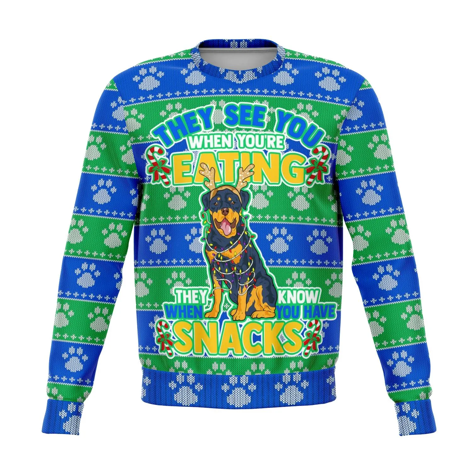 Snacks Rottweiler Sweatshirt