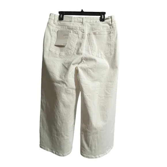 Soft Surroundings Wide leg crop jeans Size 12