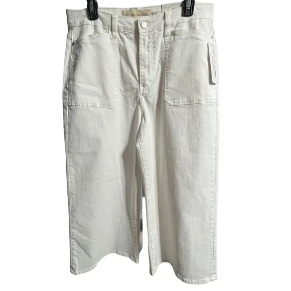 Soft Surroundings Wide leg crop jeans Size 12