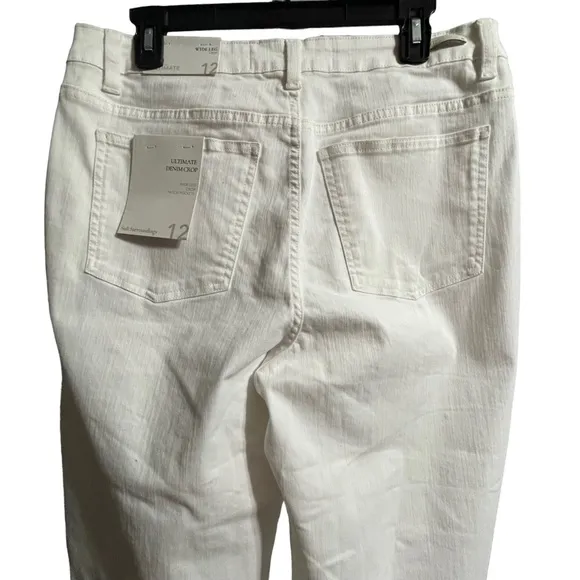 Soft Surroundings Wide leg crop jeans Size 12