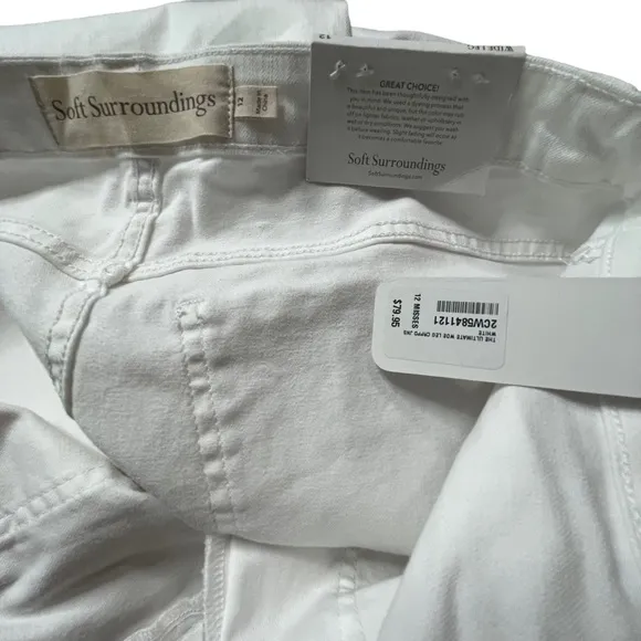 Soft Surroundings Wide leg crop jeans Size 12
