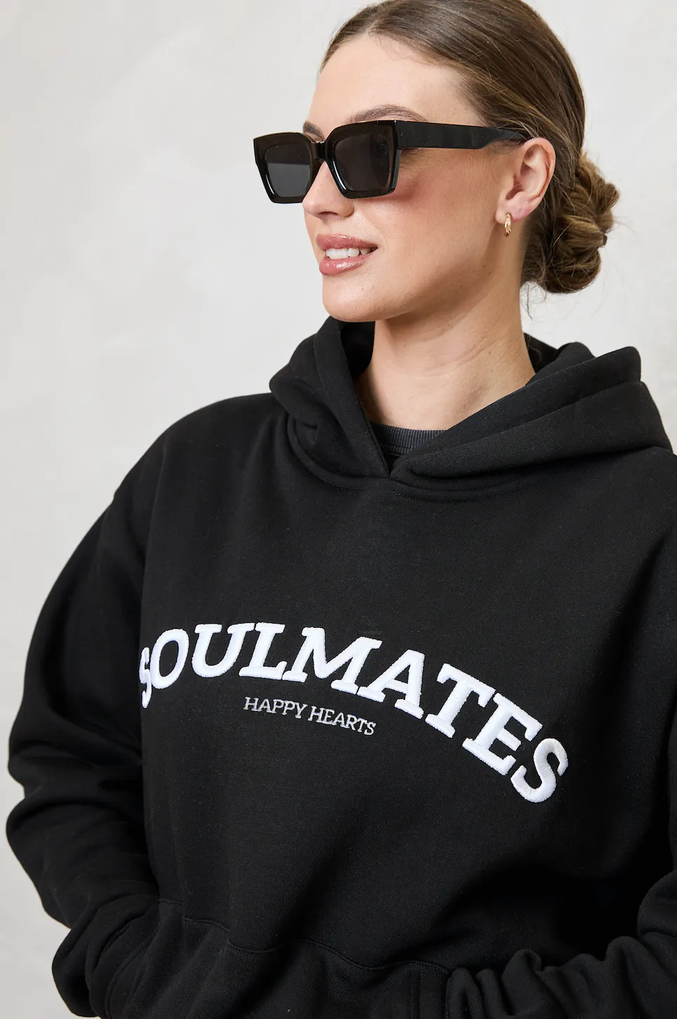 SOULMATES HOODIE IN BLACK